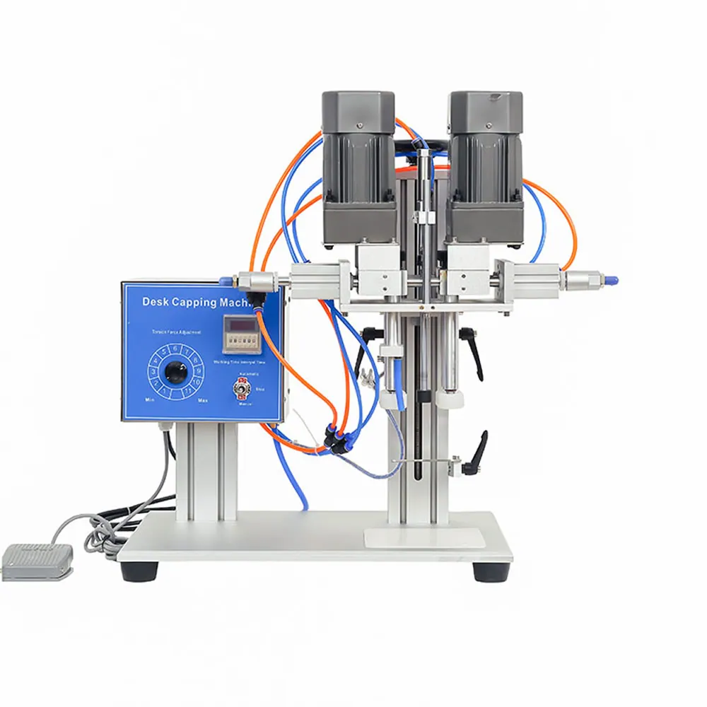 XLSGJ6120 Desk top pneumatic semi-auto capping machines for triggers