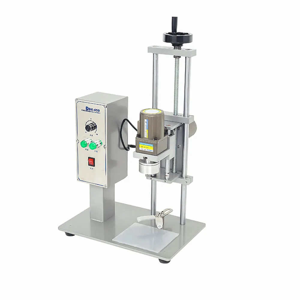 DDX450 Desk Semi-automatic capping machine for metal cap
