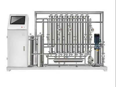 2 tons per hour fully automatic reverse osmosis water treatment pure water machine system with source pure water tank