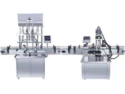 Shampoo and shower gel filling packing machine line