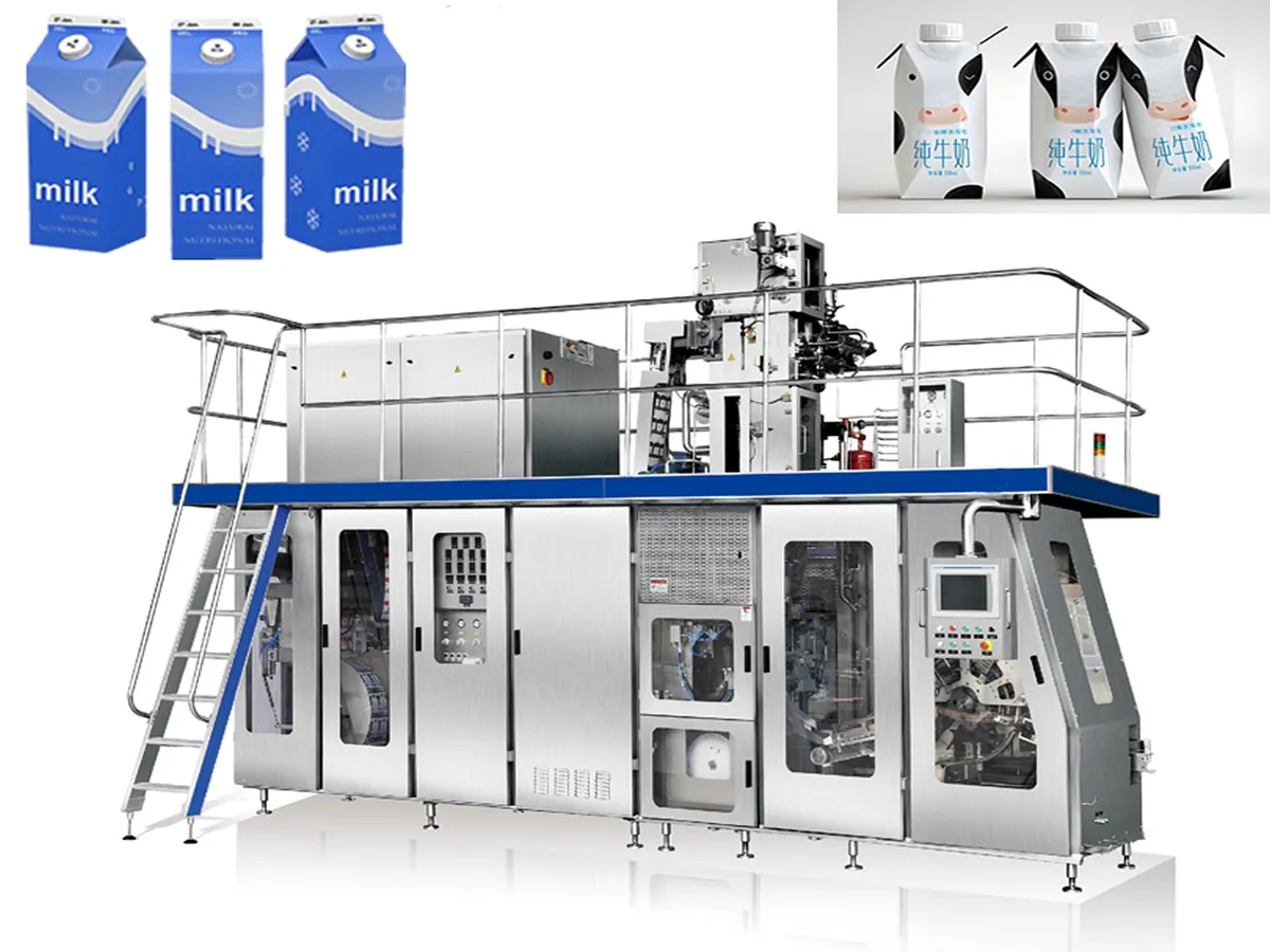 Automatic beverage filling and packaging production line by Yoho Industrial