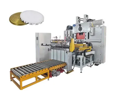 Chemical lid production line